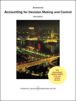 ACCOUNTING FOR DECISION MAKING AND CONTROL (IE)