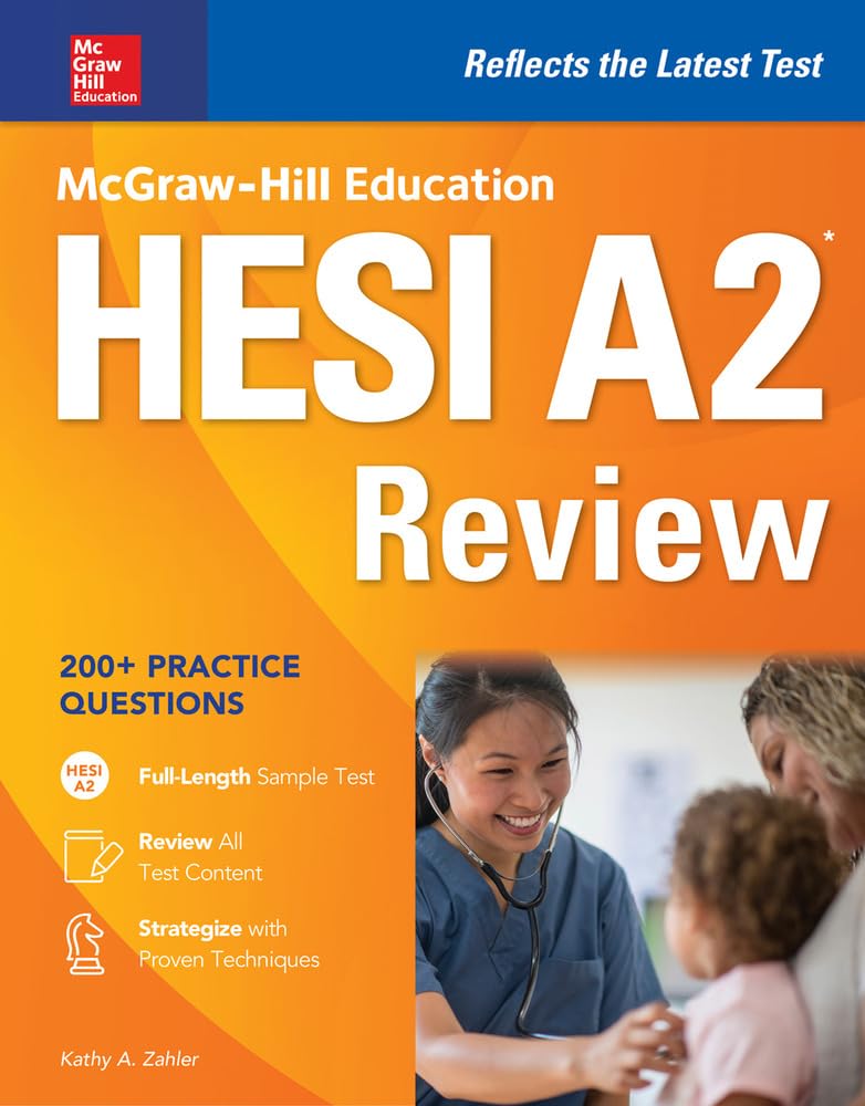 MCGRAW-HILL EDUCATION HESI A2 REVIEW