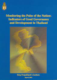 MONITORING THE PULSE OF THE NATION: INDICATORS OF GOOD GOVERNANCE AND DEVELOPMENT