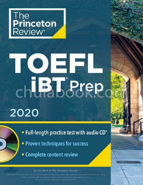PRINCETON REVIEW TOEFL IBT PREP 2020 (1 BK./1 CD-ROM)