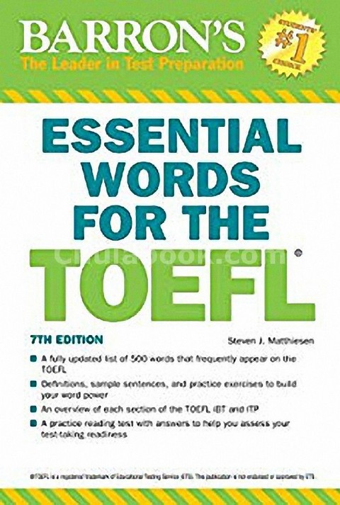 ESSENTIAL WORDS FOR THE TOEFL (BARRON'S)