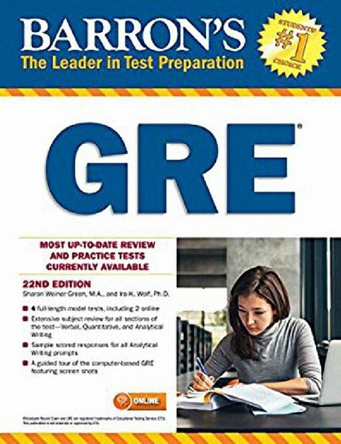 GRE (BARRON'S): THE LEADER IN TEST PREPARATION (1 BK./1 CD-ROM)