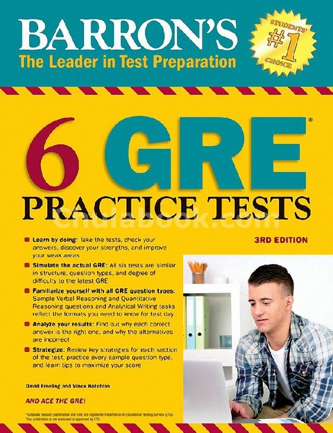6 GRE PRACTICE TESTS (BARRON'S)
