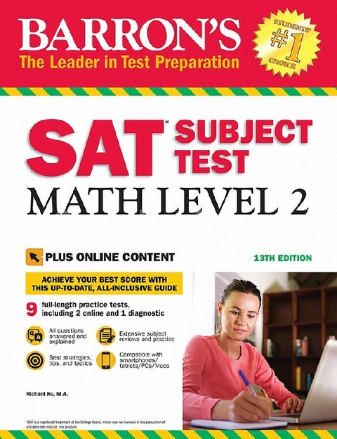 SAT SUBJECT TEST: MATH LEVEL 2 (WITH BONUS ONLINE TESTS) (BARRON'S)