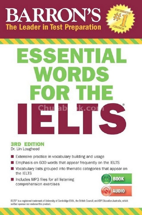 ESSENTIAL WORDS FOR THE IELTS (BARRON'S) (1 BK./1 MP3)