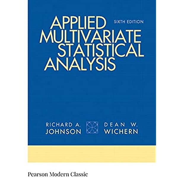 APPLIED MULTIVARIATE STATISTICAL ANALYSIS